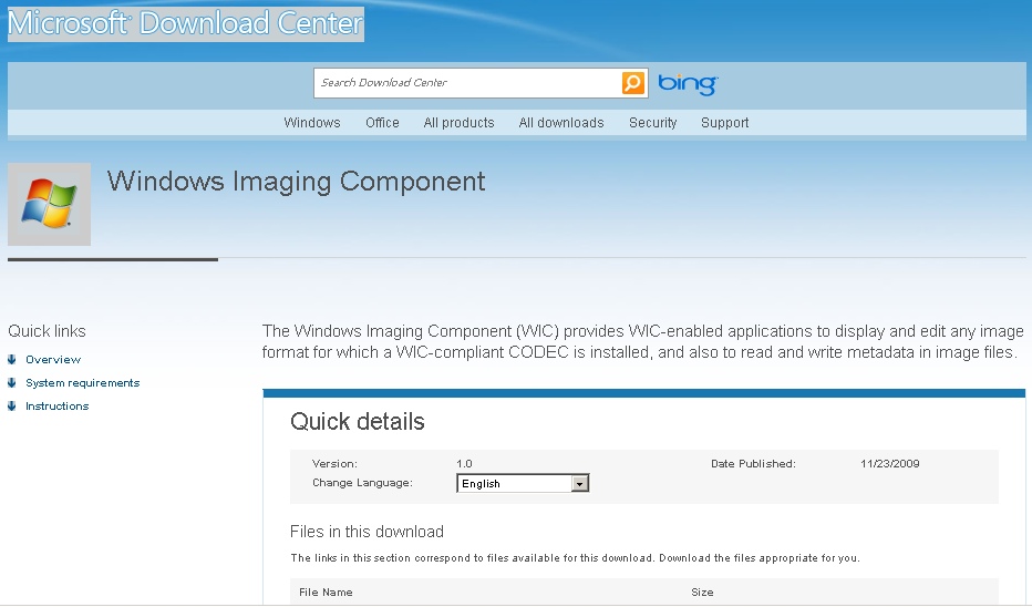 component wic